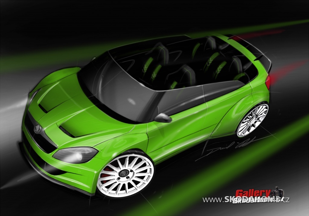 Škoda Fabia RS 2000 - Designová studie