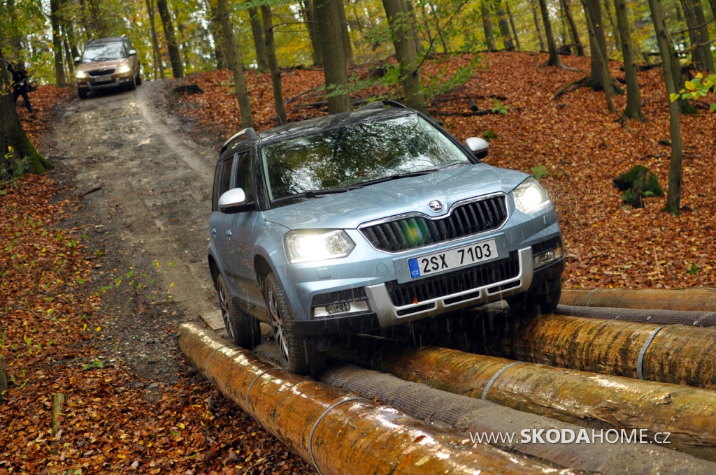 ŠKODA Yeti - test v Düsseldorfu