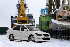 SKODA Octavia white Ru 008