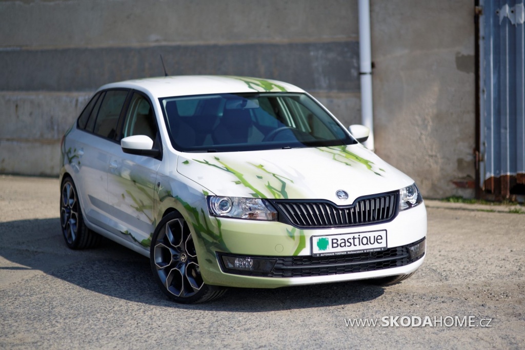 Bastique: Graffiti Art Car #05 - Skoda Rapid Spaceback