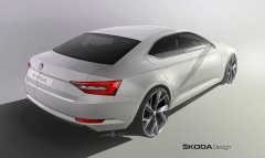 SKODA Superb Design Sketch