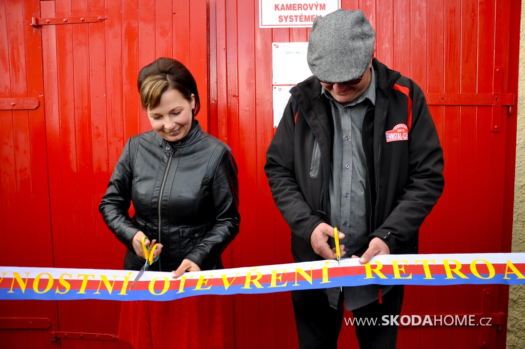 RETROAUTOMUZEUM slavnostní otevření 18.4.2015